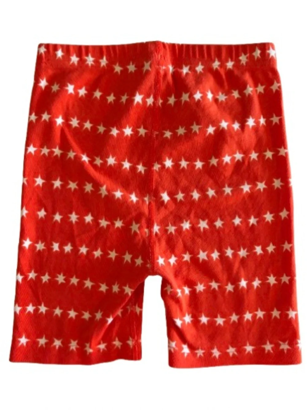 Hanna Andersson Boys Orange & White Star Pajama Set Size 12 Organic Cotton
